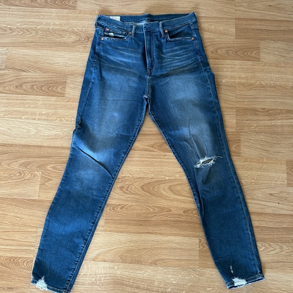 Gap True Skinny High Rise Distressed Jean-14 Tall - Picture 2 of 3